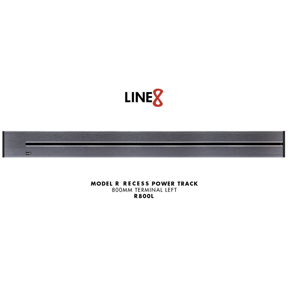 Line8 Model R Recessed Power Track - Galaxy Blue