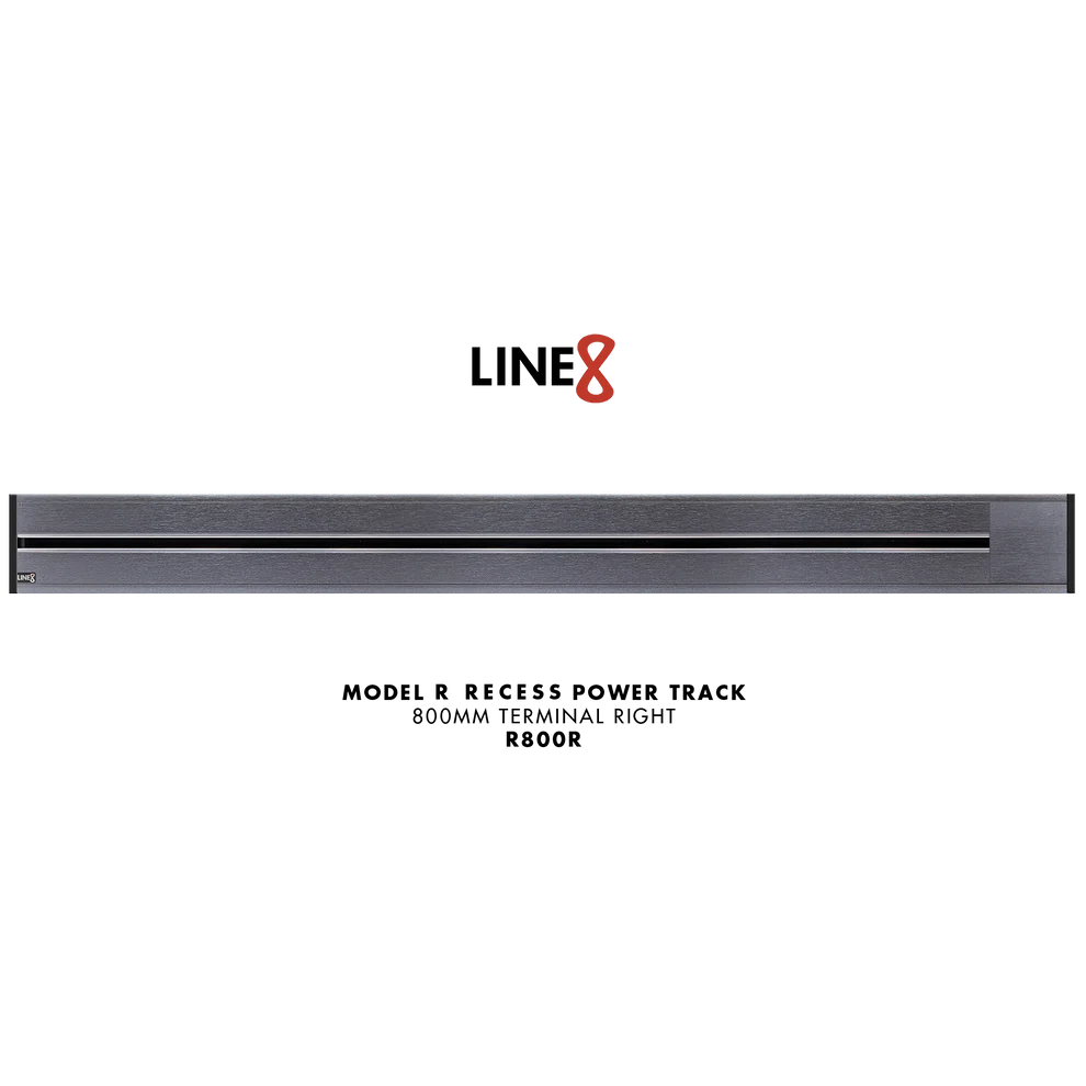 Line8 Model R Recessed Power Track - Galaxy Blue
