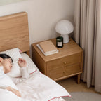 Rina Solid Wood Bedside Table