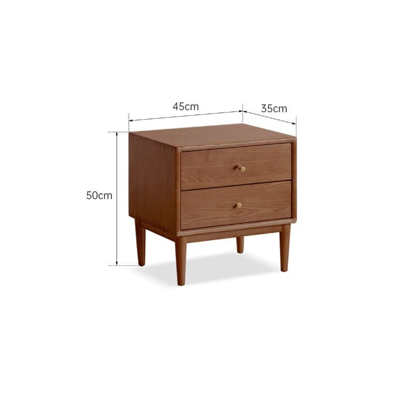 Rina Solid Wood Bedside Table