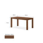 Russell Solid Wood Dining Table