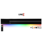 Line8 Model SL Surface Light Power Track - Black Hairline Finish