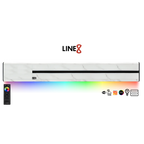 Line8 Model SL Surface Light Power Track - Indian White Marble Finish