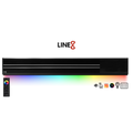 Line8 Model SL Surface Light Power Track - Black Hairline Finish