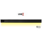 Line8 Model SL Surface Light Power Track - Black Hairline Finish