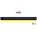 Line8 Model SL Surface Light Power Track - Spanish Black Marble Finish