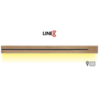 Line8 Model SL Surface Light Power Track - Burmese Teak Finish