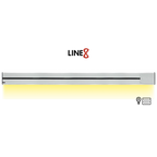 Line8 Model SL Surface Light Power Track - Silver Hairline Finish