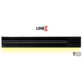 Line8 Model SL Surface Light Power Track - Black Hairline Finish