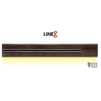 Line8 Model SL Surface Light Power Track - Brazilian Rosewood Finish