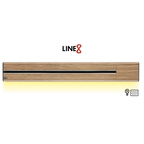 Line8 Model SL Surface Light Power Track - Burmese Teak Finish