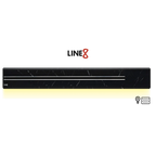 Line8 Model SL Surface Light Power Track - Spanish Black Marble Finish
