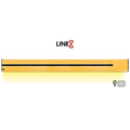 Line8 Model SL Surface Light Power Track - Gold Hairline Finish