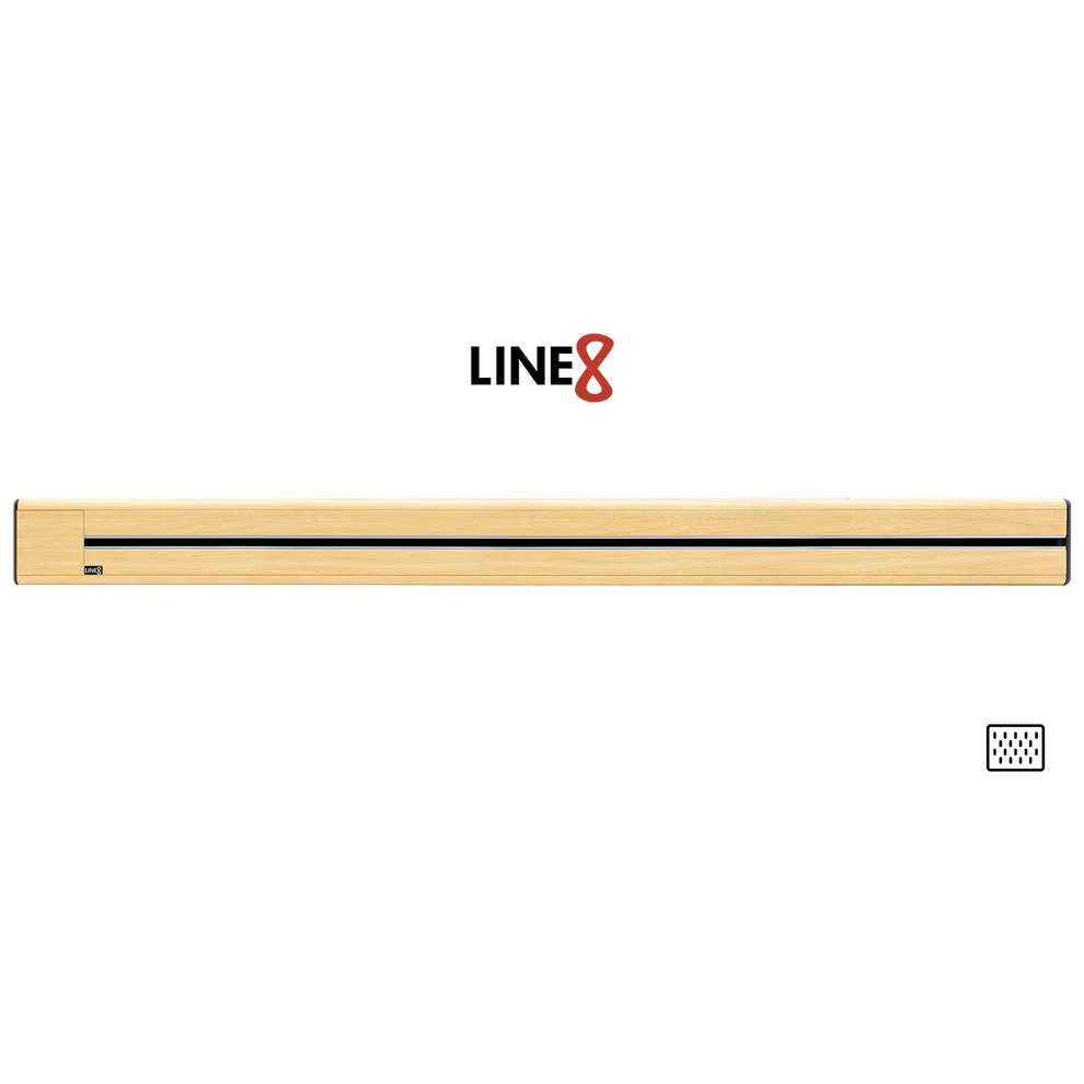 Line8 Model SL Surface Light Power Track - American Spruce Finish