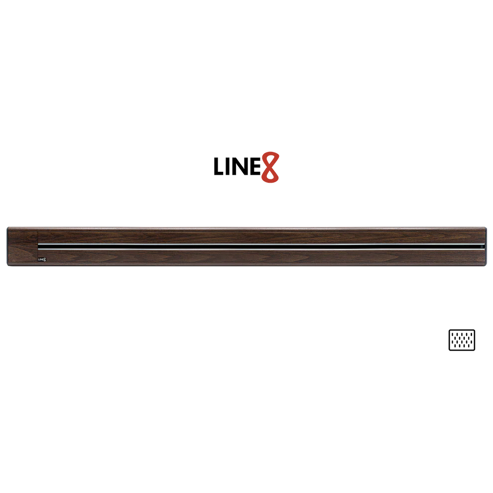 Line8 Model SL Surface Light Power Track - Brazilian Rosewood Finish