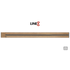 Line8 Model SL Surface Light Power Track - Burmese Teak Finish