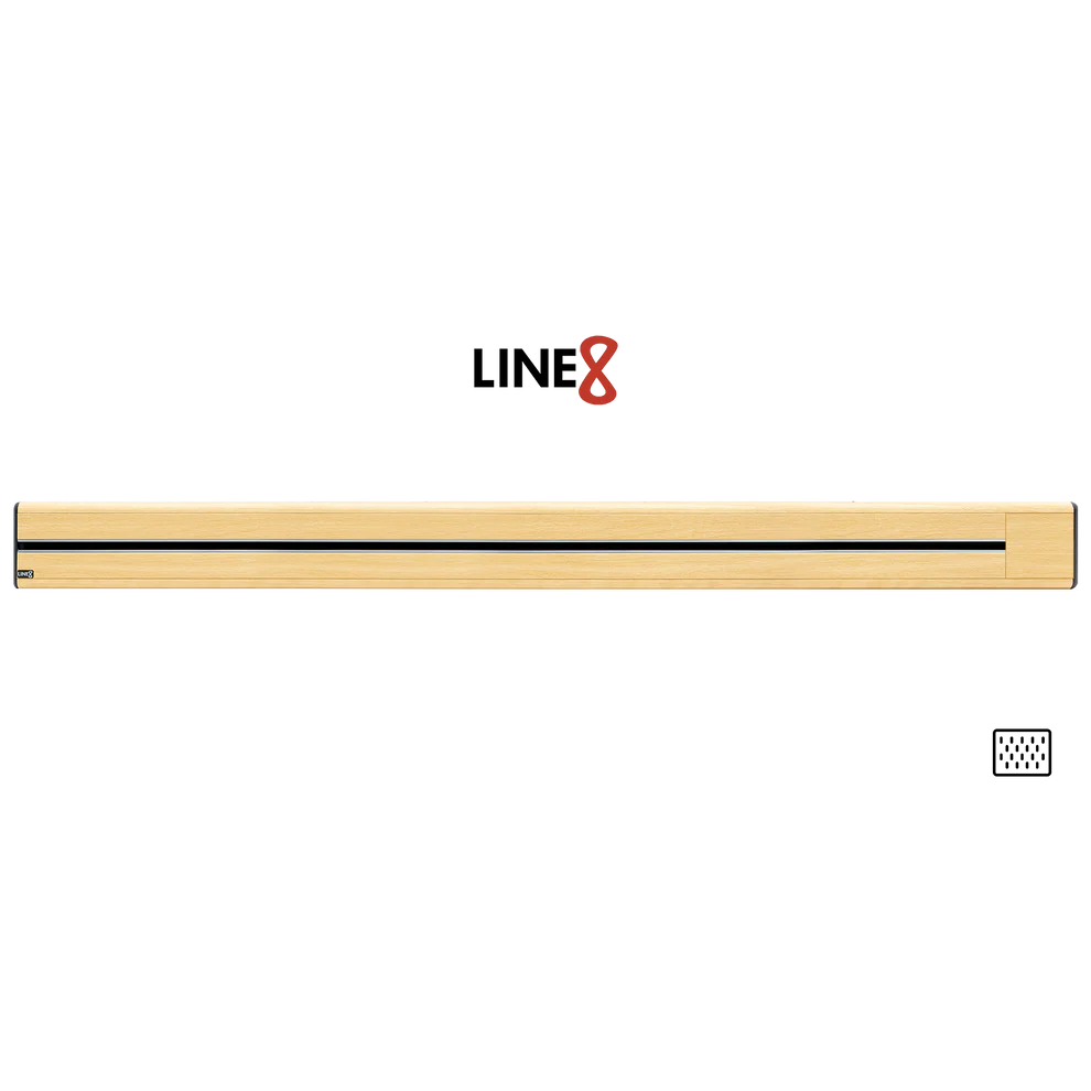Line8 Model SL Surface Light Power Track - American Spruce Finish
