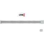 Line8 Model SL Surface Light Power Track - Silver Hairline Finish