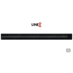 Line8 Model SL Surface Light Power Track - Spanish Black Marble Finish