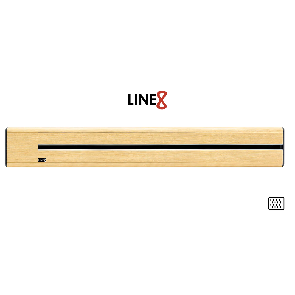 Line8 Model SL Surface Light Power Track - American Spruce Finish