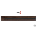 Line8 Model SL Surface Light Power Track - Brazilian Rosewood Finish