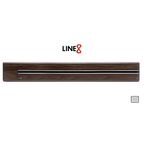 Line8 Model SL Surface Light Power Track - Brazilian Rosewood Finish