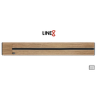 Line8 Model SL Surface Light Power Track - Burmese Teak Finish