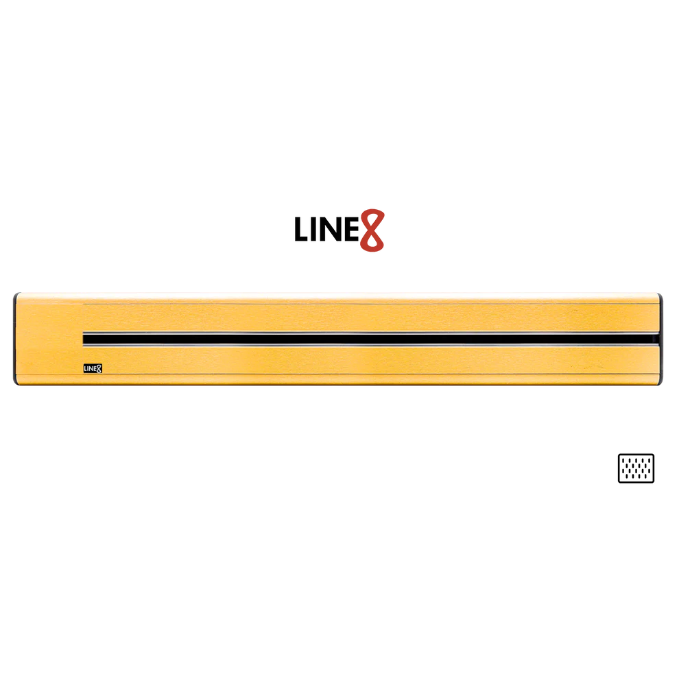 Line8 Model SL Surface Light Power Track - Gold Hairline Finish