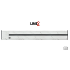 Line8 Model SL Surface Light Power Track - Indian White Marble Finish