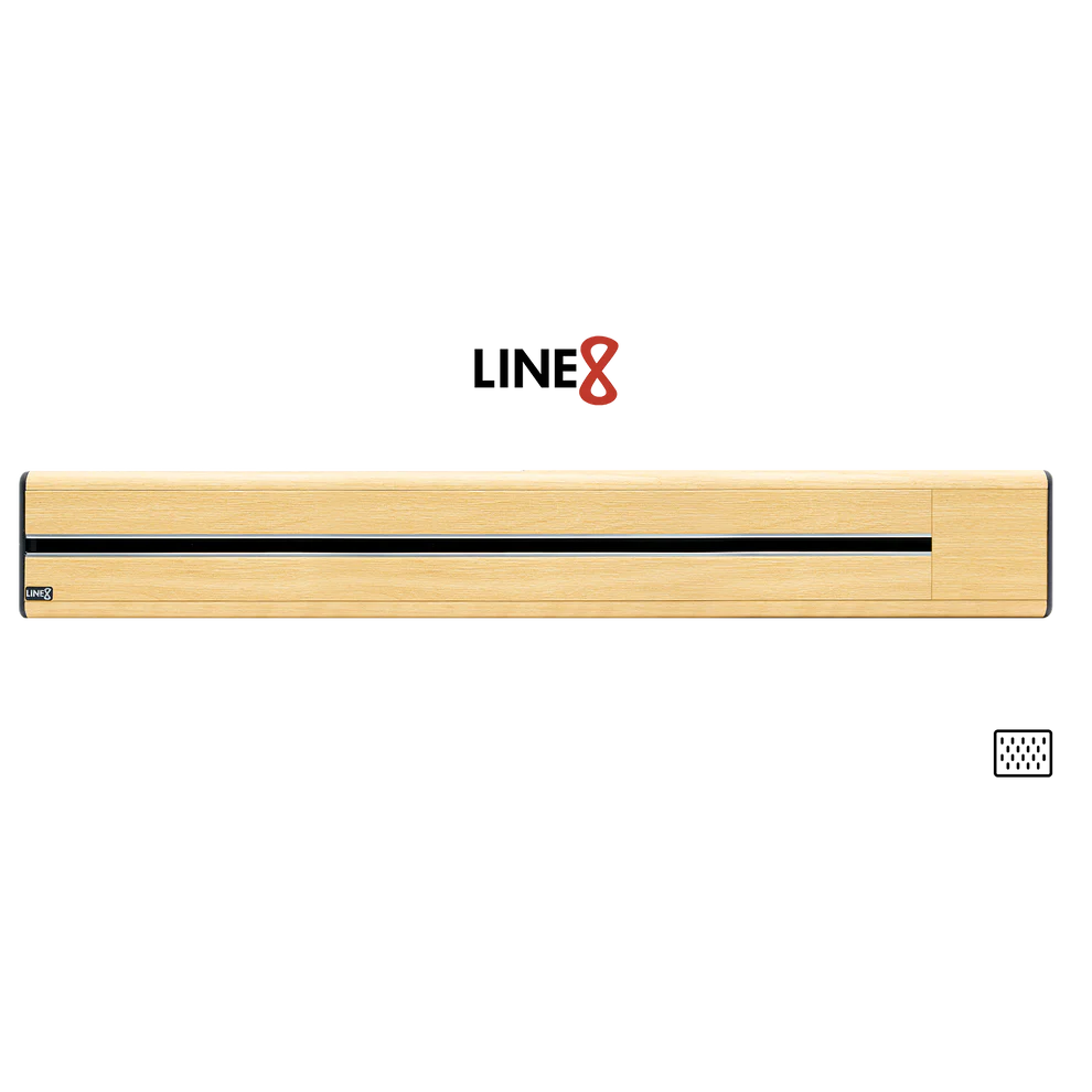 Line8 Model SL Surface Light Power Track - American Spruce Finish