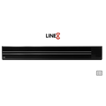Line8 Model SL Surface Light Power Track - Black Hairline Finish