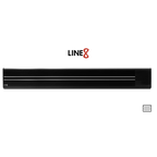 Line8 Model SL Surface Light Power Track - Black Hairline Finish