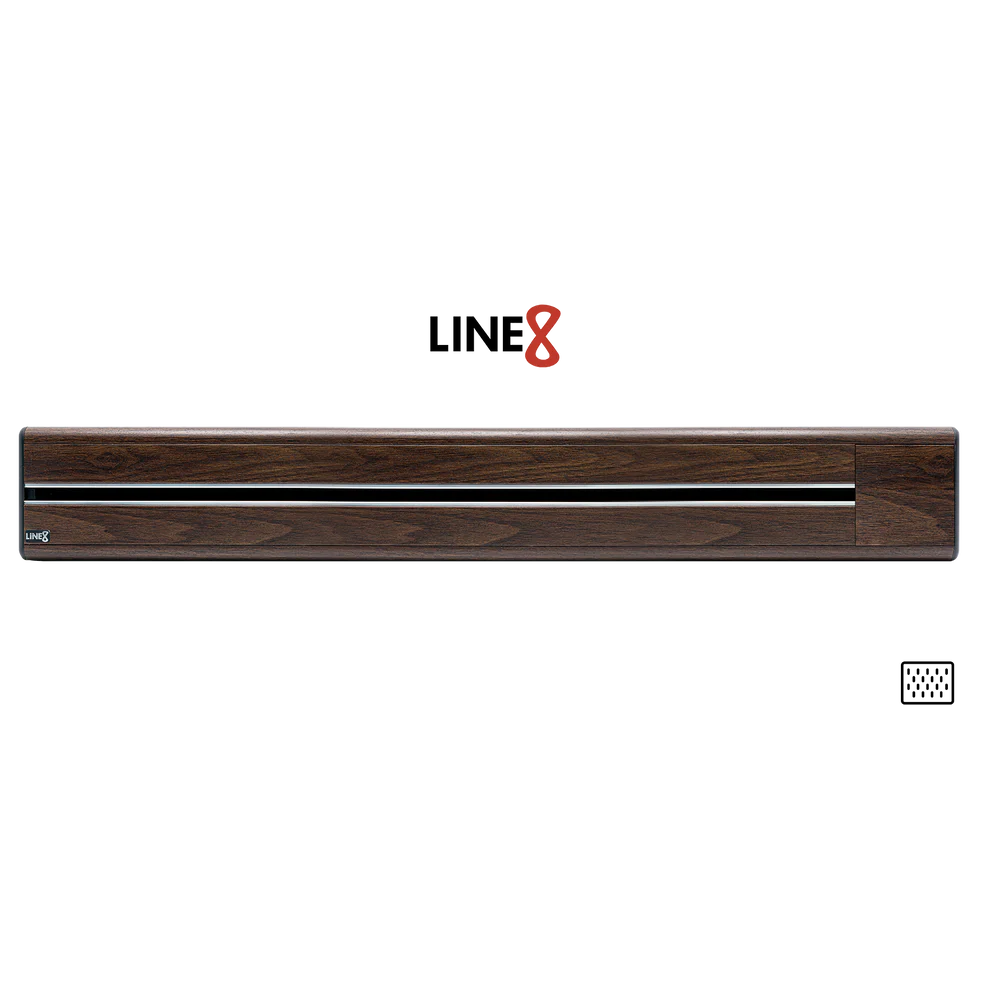 Line8 Model SL Surface Light Power Track - Brazilian Rosewood Finish
