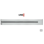 Line8 Model SL Surface Light Power Track - Silver Hairline Finish