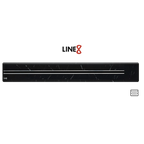 Line8 Model SL Surface Light Power Track - Spanish Black Marble Finish
