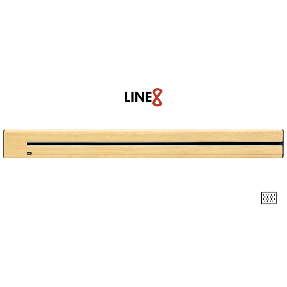 Line8 Model SL Surface Light Power Track - American Spruce Finish