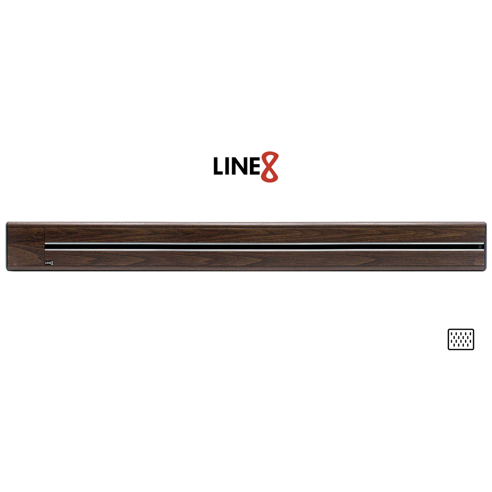 Line8 Model SL Surface Light Power Track - Brazilian Rosewood Finish