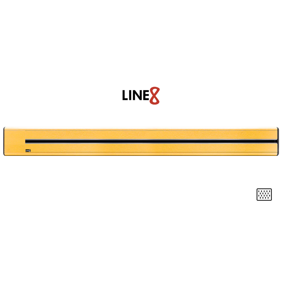 Line8 Model SL Surface Light Power Track - Gold Hairline Finish