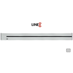 Line8 Model SL Surface Light Power Track - Silver Hairline Finish