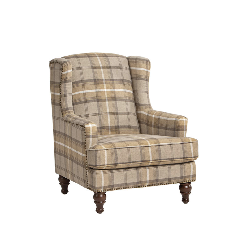 BURKE ACCENT CHAIR AND FOOT STOOL HAC101