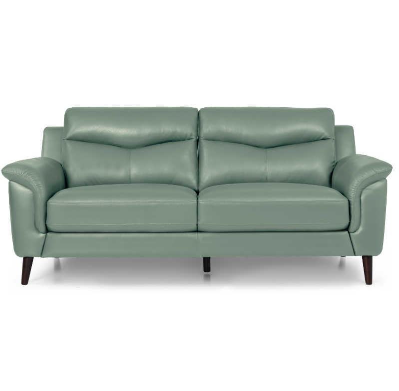 FULL LEATHER 3 SEATER SOFA 8014