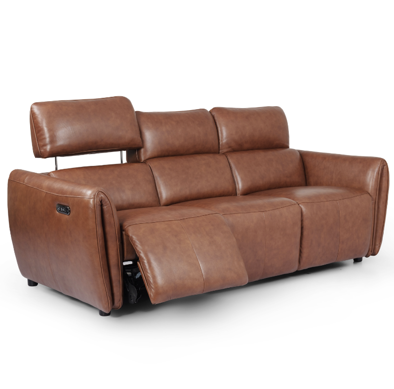 POWER RECLINE W/ POWER HEADREST 3 SEATER SOFA 4079