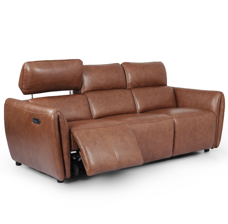 POWER RECLINE W/ POWER HEADREST 3 SEATER SOFA 4079