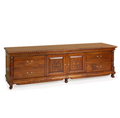 TAYLOR CARVED TV CABINET WITH 2 DOORS 4 DRAWERS