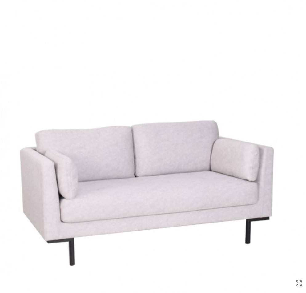 AXE-N 2 SEATER SOFA w/ 2 KIDNEY PILLOWS