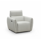 Fabric / Leather Power Recliner with Adjustable Headrest 4079