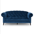 Chesterfield Fabric 3 Seater Sofa 4381