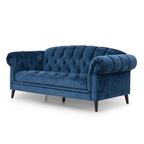 Chesterfield Fabric 3 Seater Sofa 4381