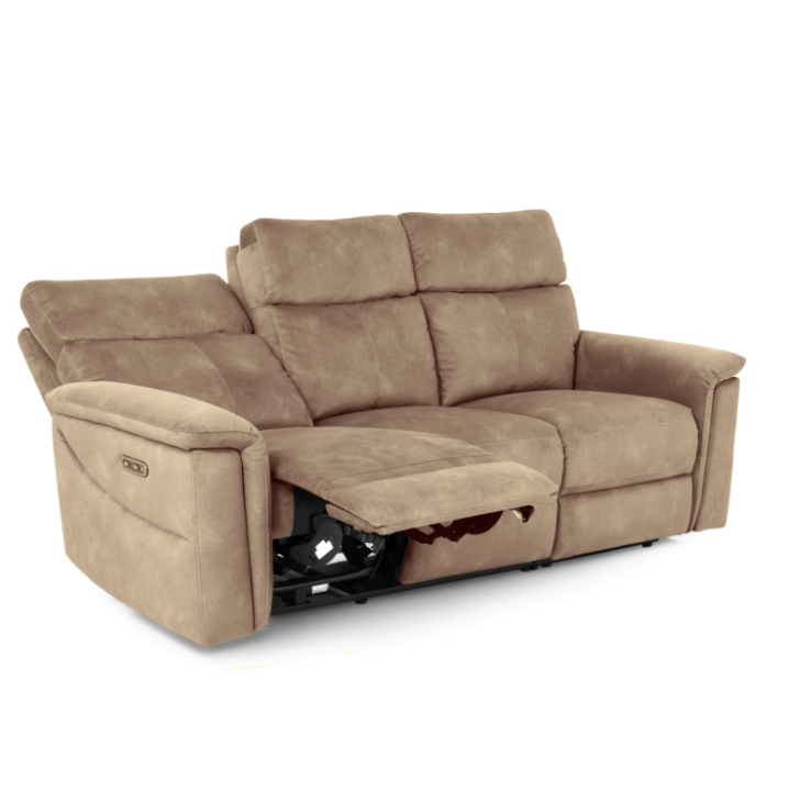 Power Recliner Fabric Sofa 8039