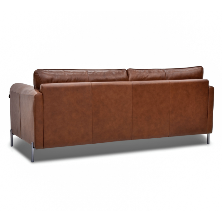 Full Cow Hide Leather Sofa 3487